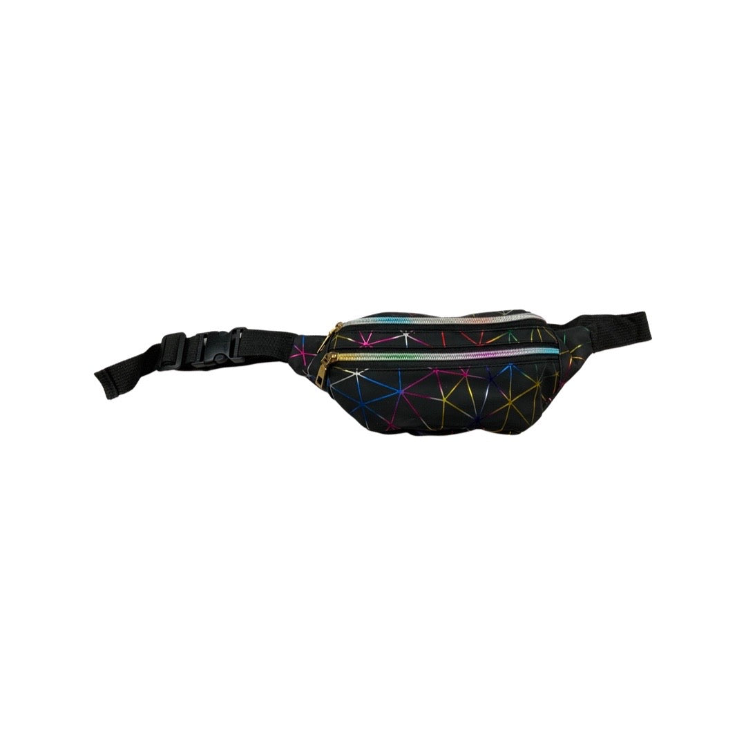 Vintage Multicolour Vinyl Bum Bag