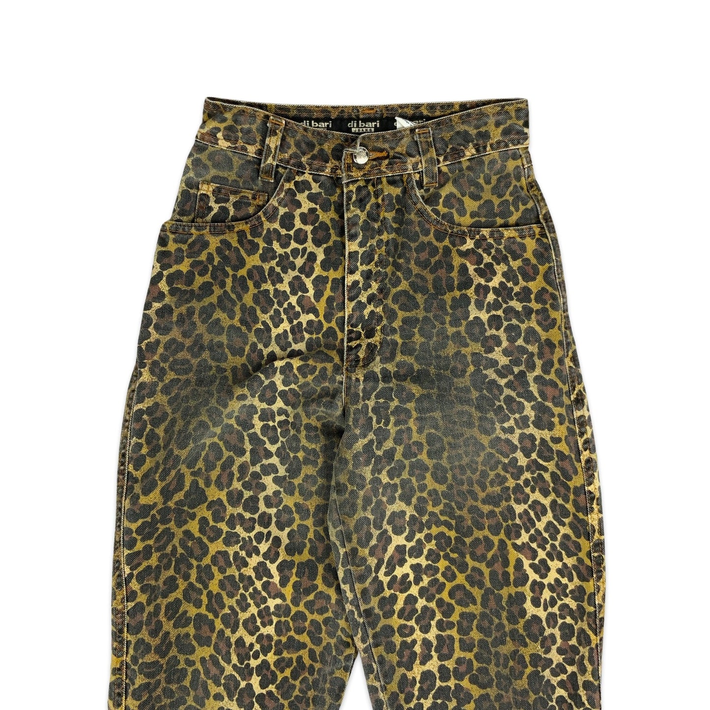 90s Y2K Leopard Print High Waist Jeans 8