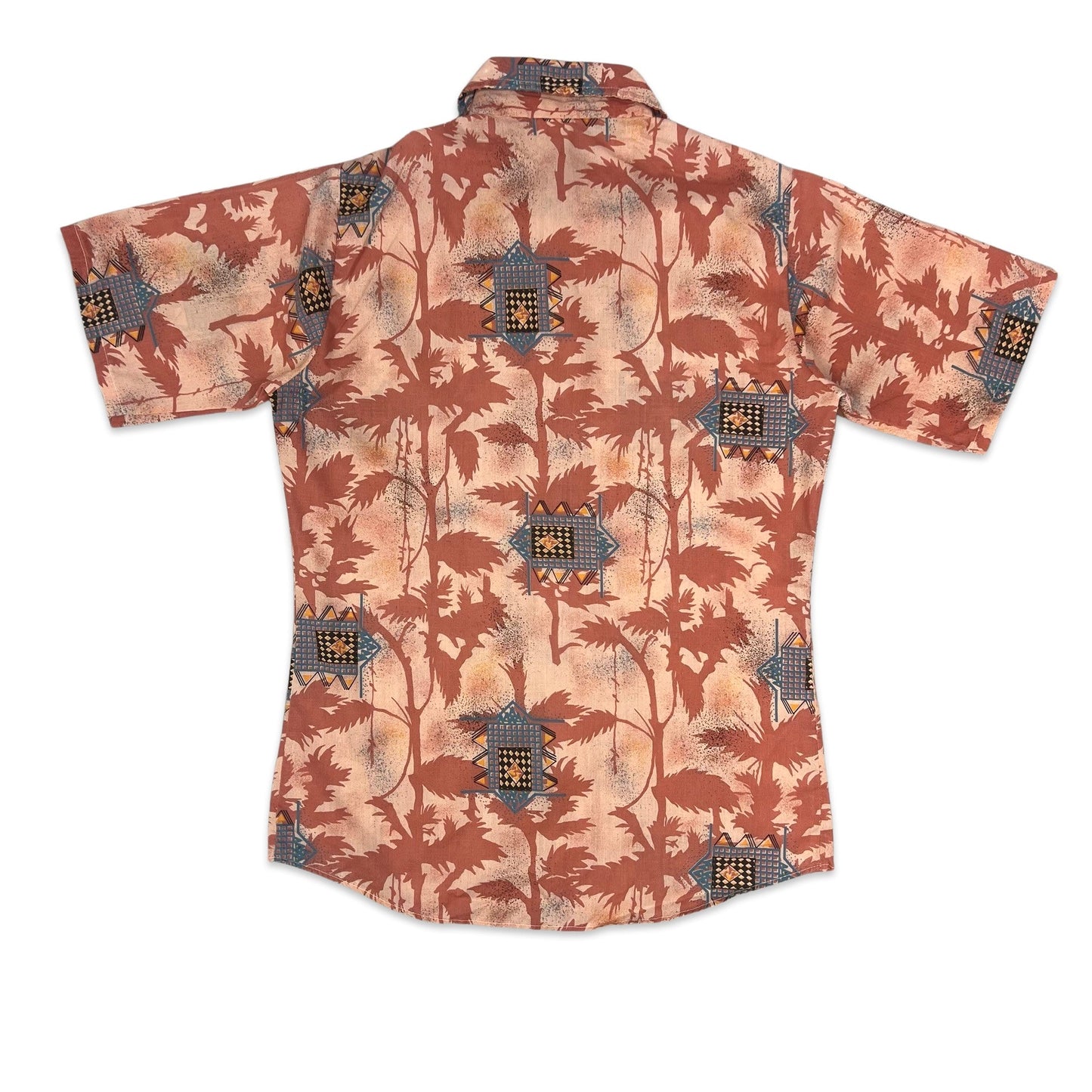 Vintage Pink Hawaiian Shirt XS S