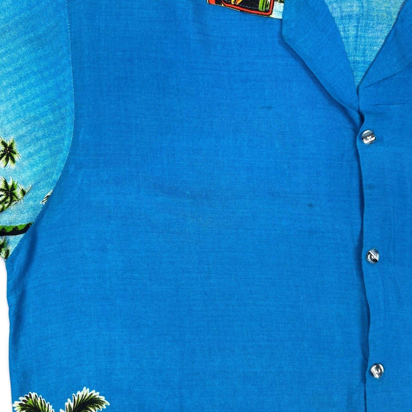 Vintage 'Adriani' Beach Print Hawaiian Shirt L XL