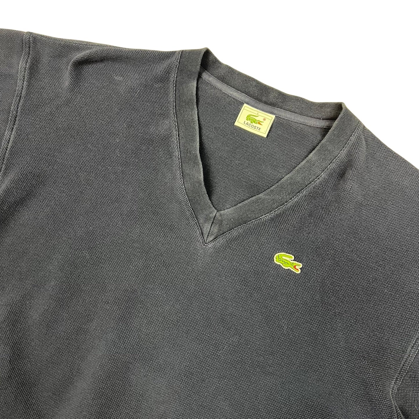 Lacoste Navy V-neck Jumper L XL