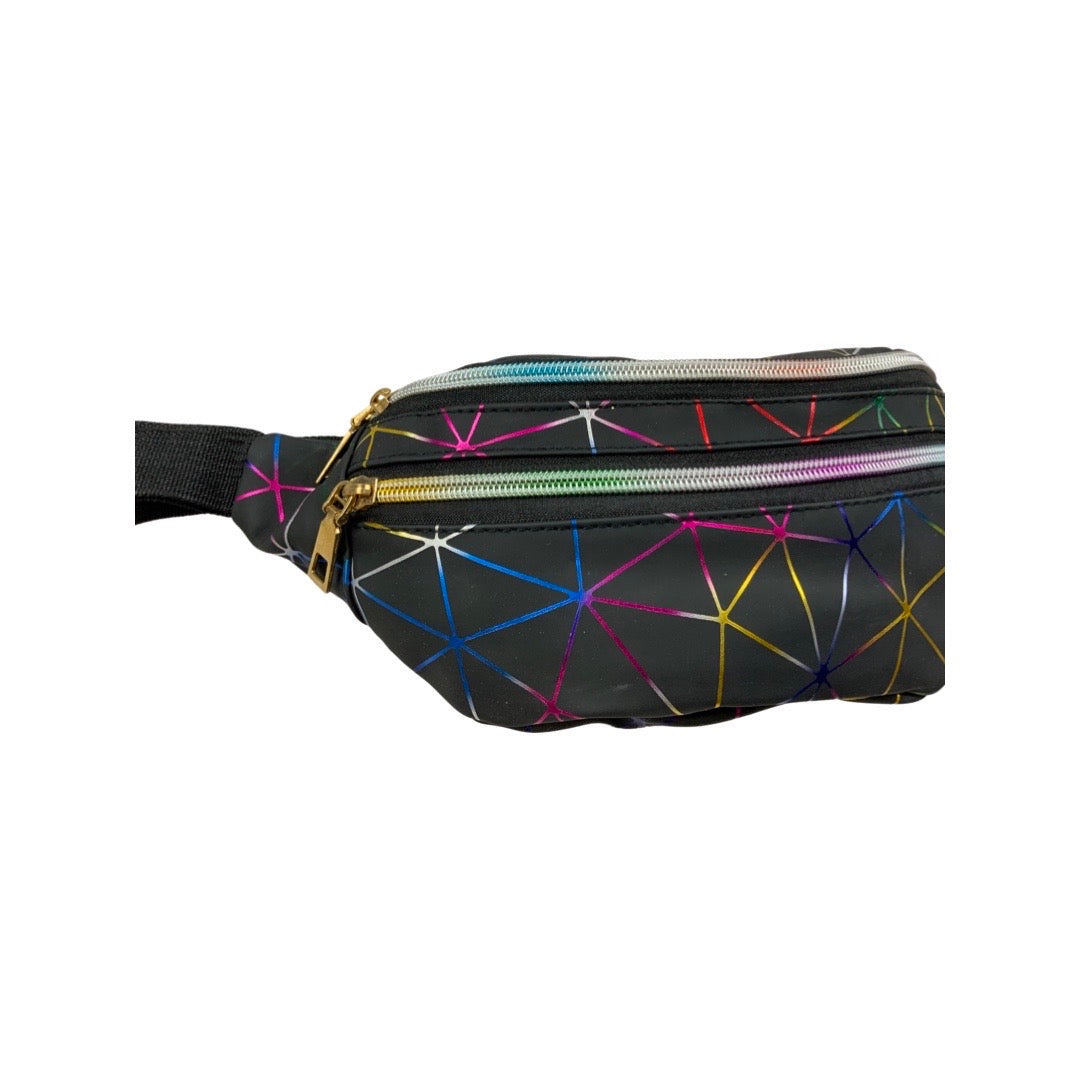 Vintage Multicolour Vinyl Bum Bag