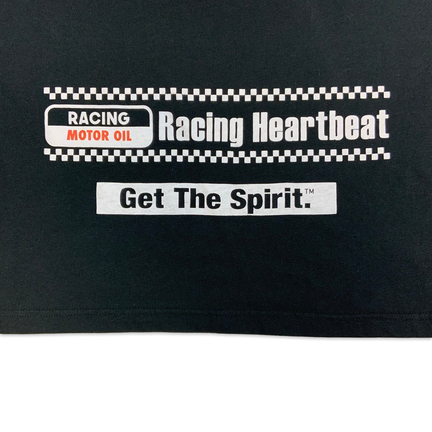 Vintage 76 Motor Oil Racing Tee Black Orange White Blue