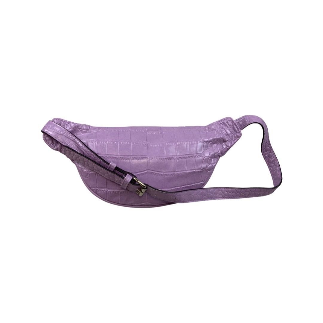 Vintage Pink Crocodile Print Bum Bag