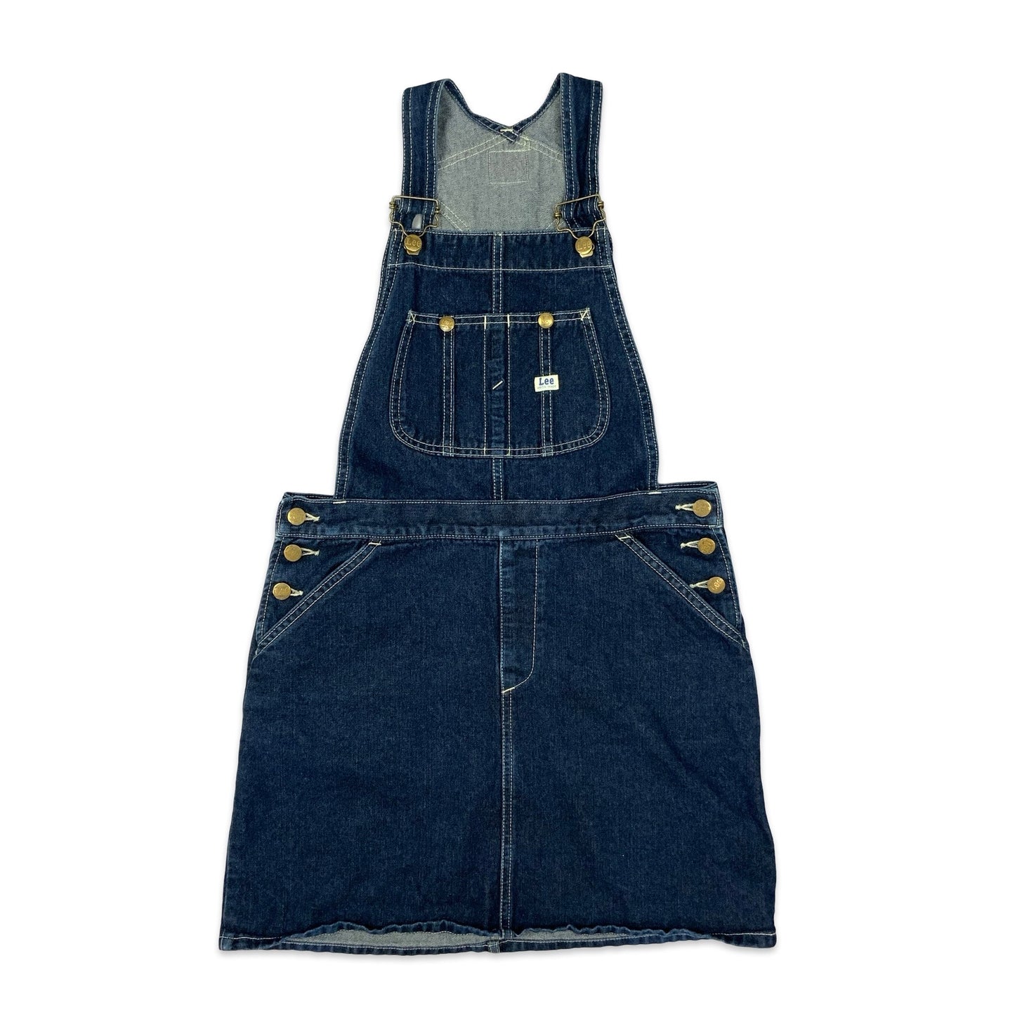 Vintage Lee Union Made Dungaree Minidress 12