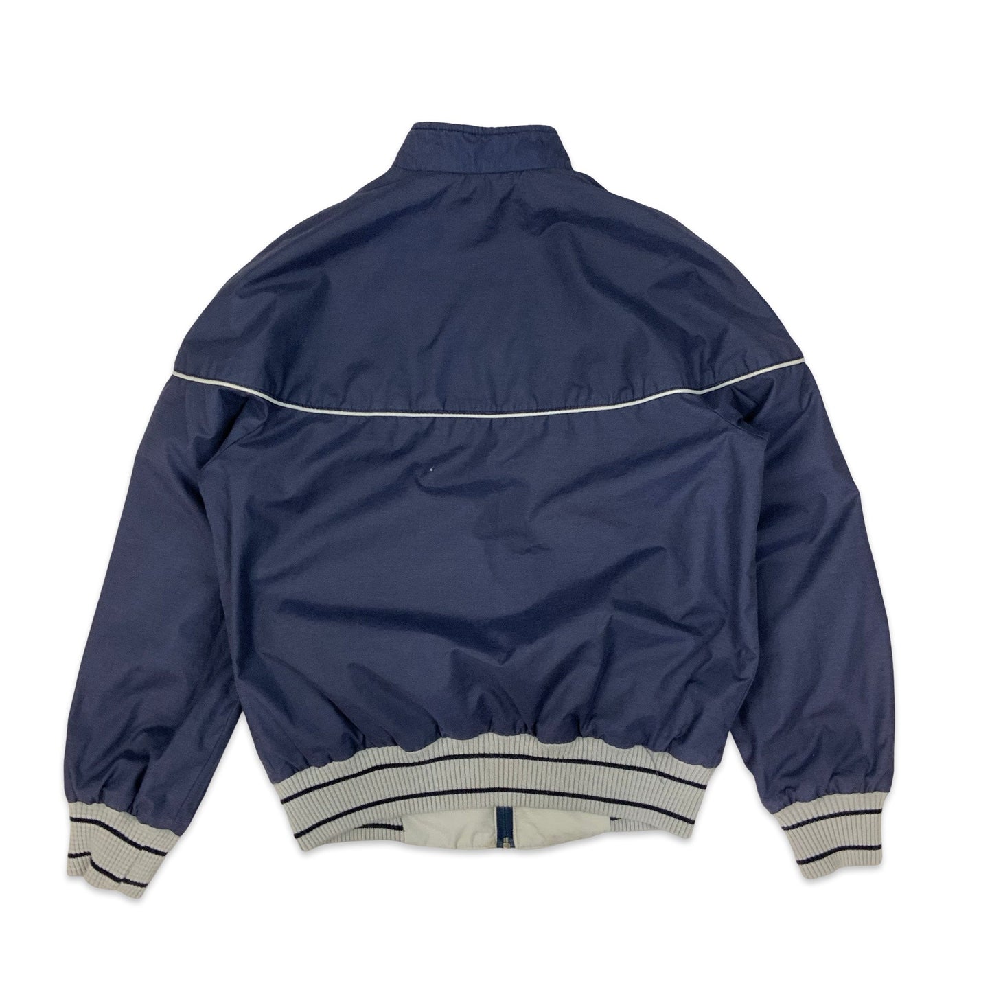 Vintage Fred Perry Navy / Grey Reversible Bomber Jacket M