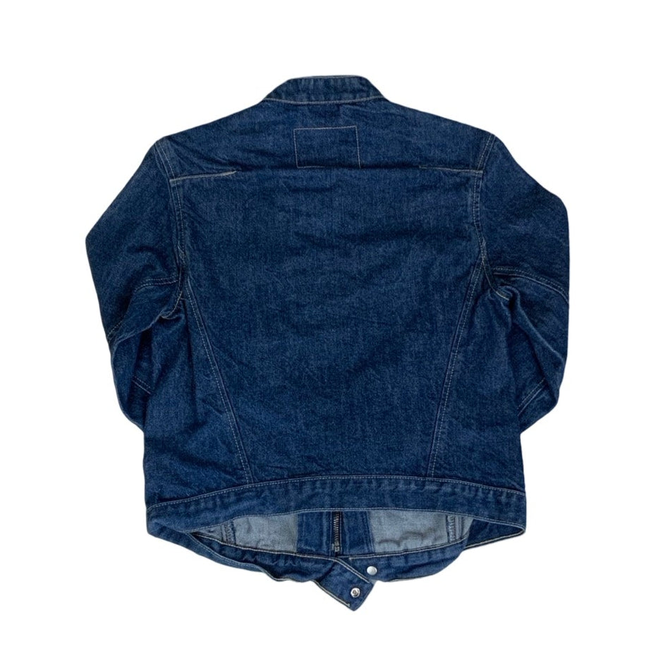 Vintage 90s Levis Engineered Jeans Zip-Up Denim Jacket 8 10