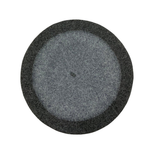 Vintage Grey Two-Tone Beret