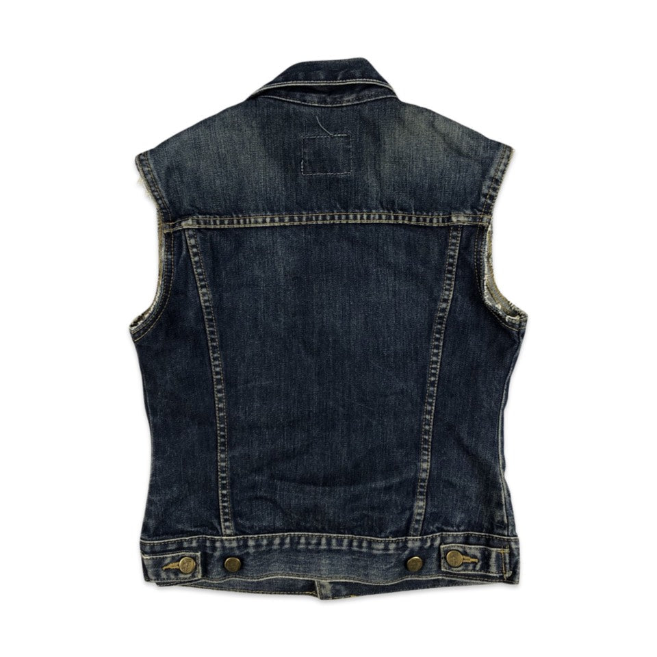 Vintage 80s 90s Lee Women's Denim Gilet 4 6