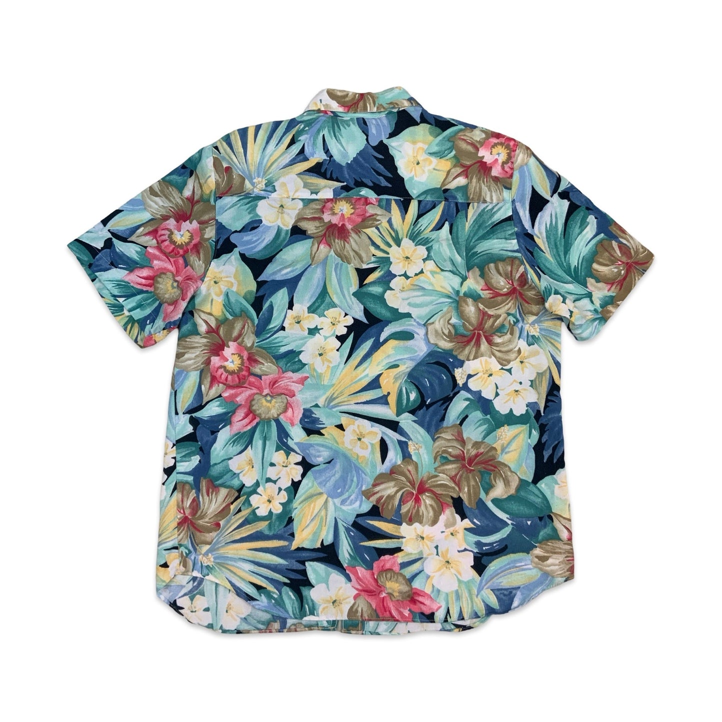80s Multicoloured Hawaiian Shirt 14 16