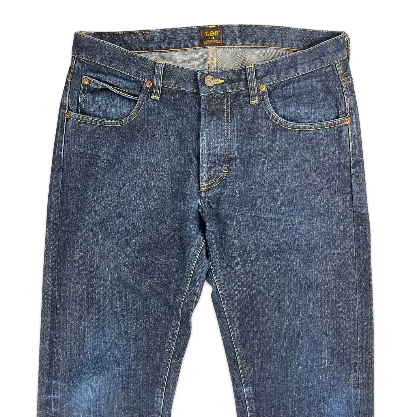 Lee 101S Japanese Selvedge Lot 49 Indigo Jeans 33W 32L
