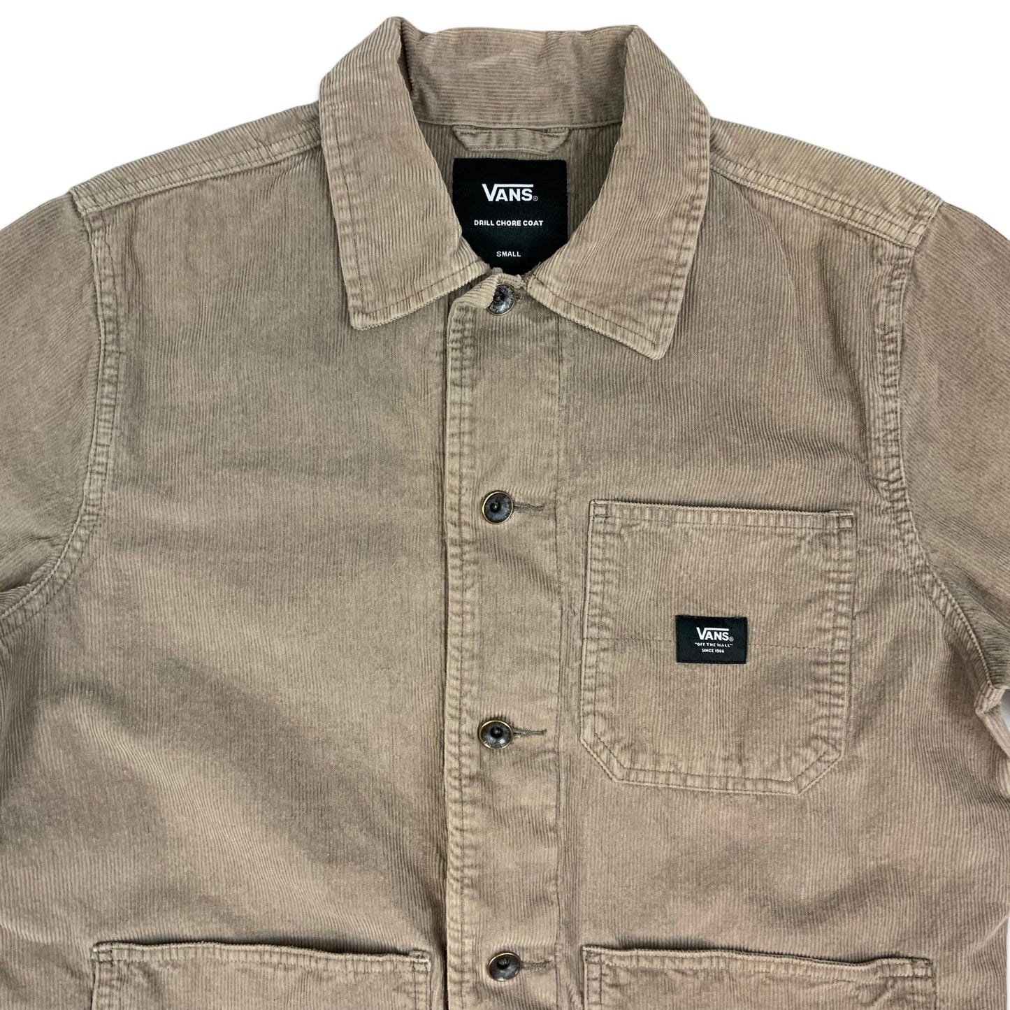 Preloved Beige Vans Corduroy Jacket S M