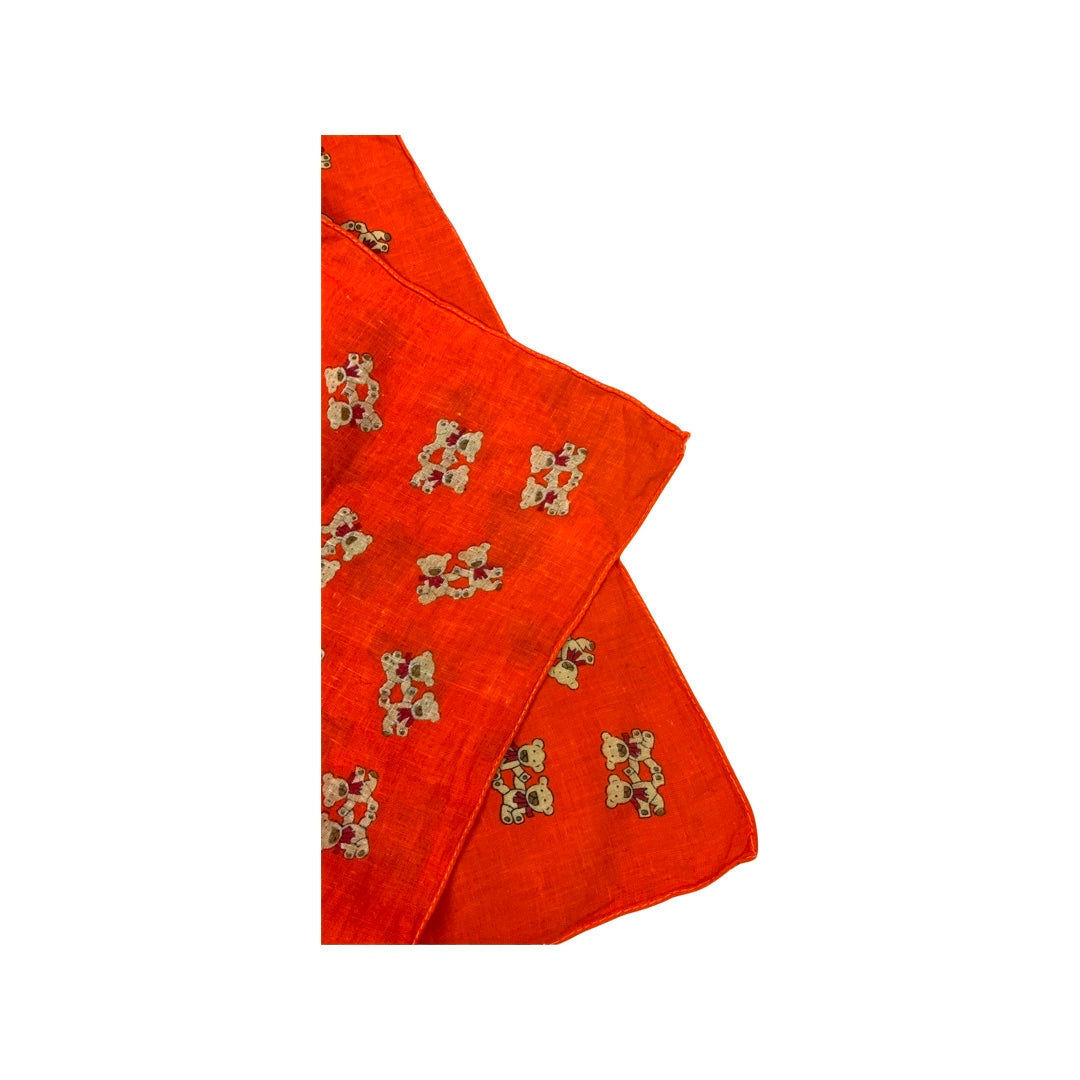Vintage Cartoon Teddy Bear Bandana