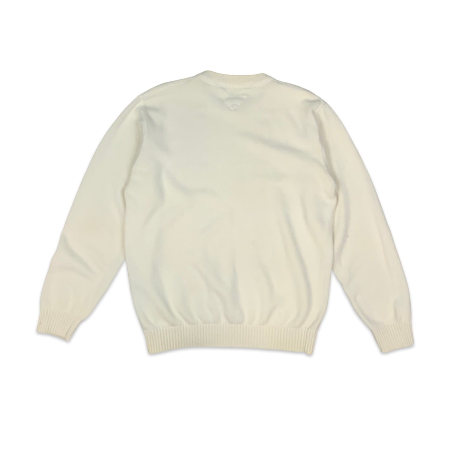 00s White Tommy Hilfiger Knit Jumper L