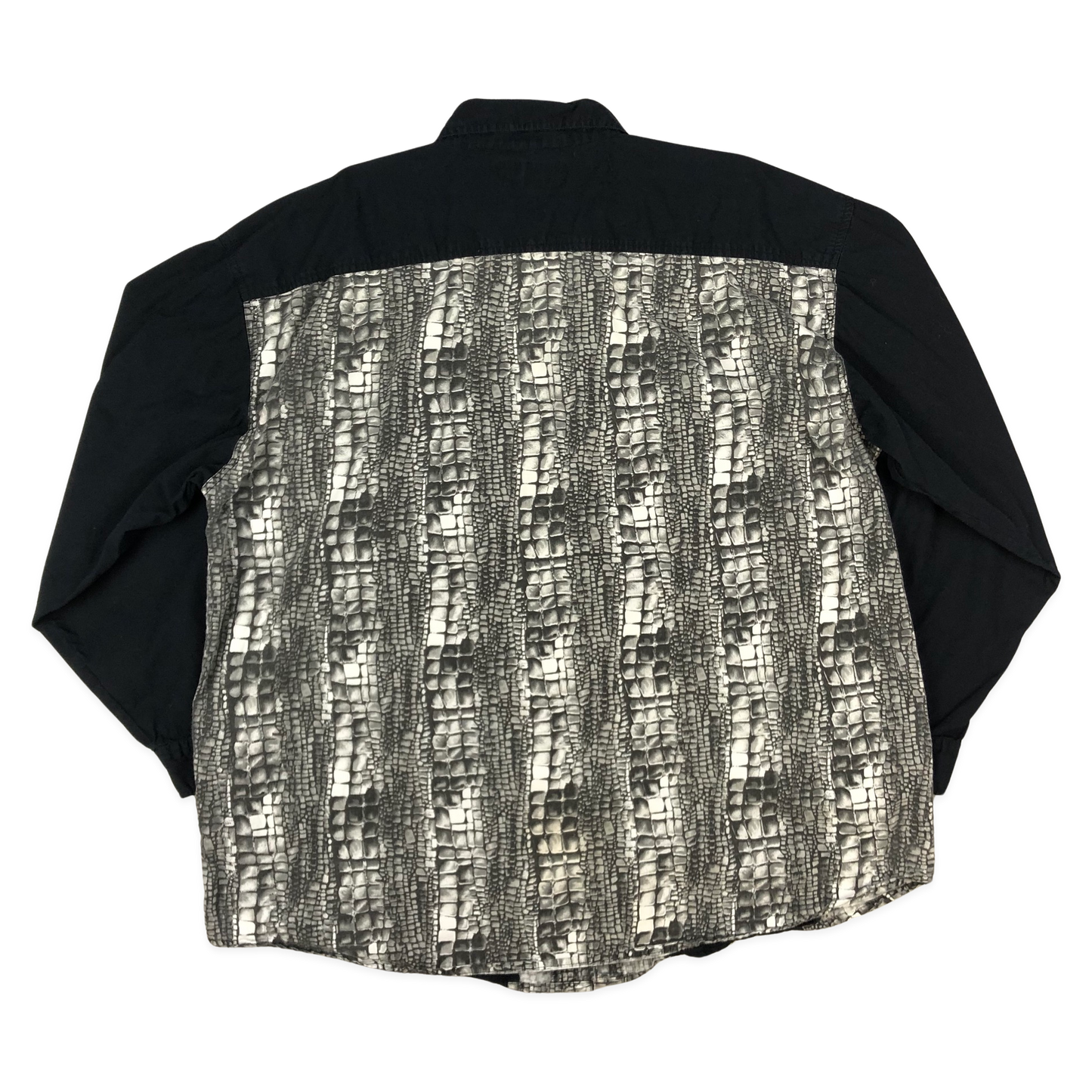 Vintage 90s Black and Grey Shirt 3XL