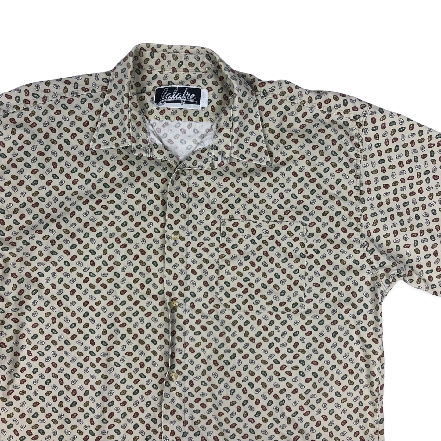 Vintage 80s 90s Abstract Print Shirt XL