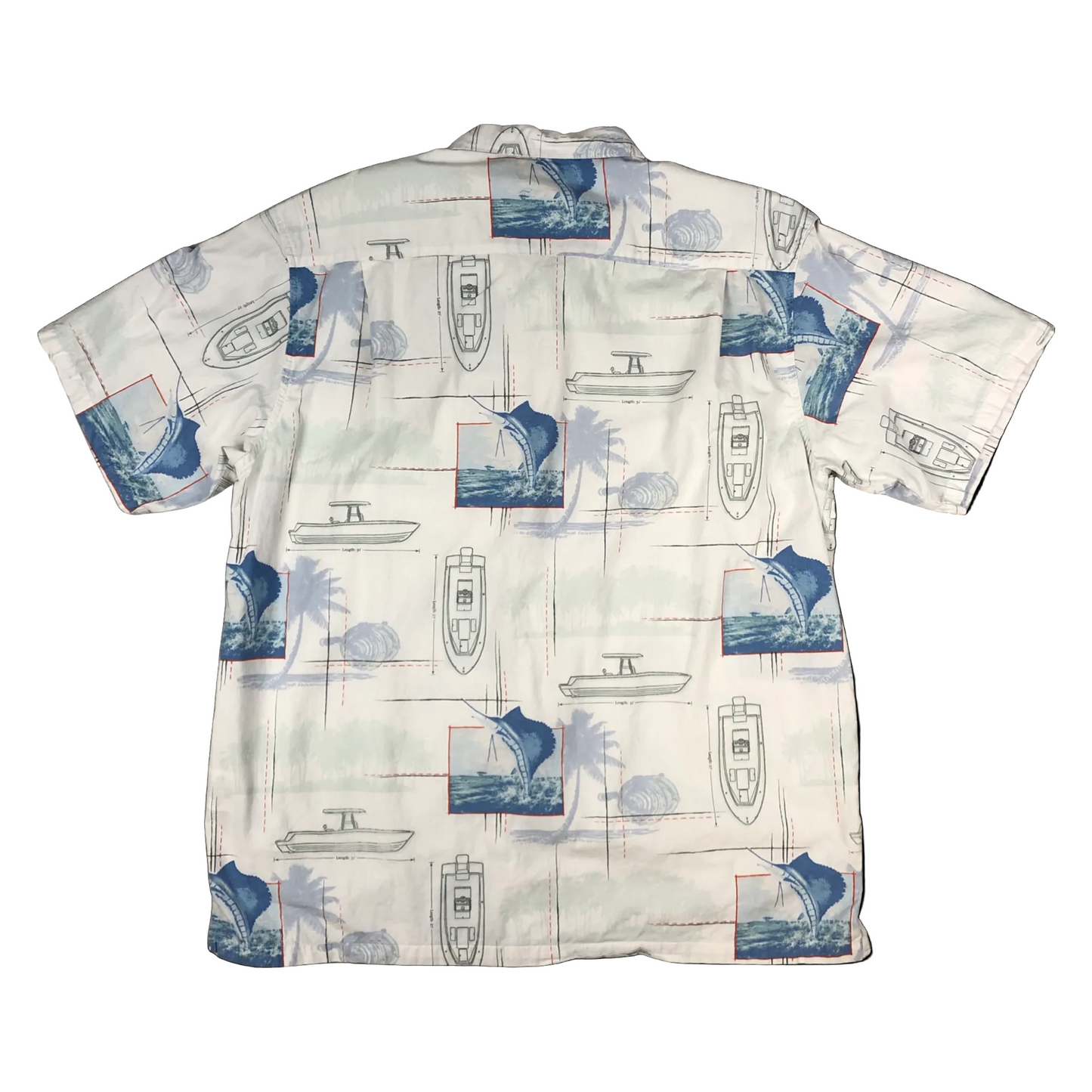 Vintage 2000s Columbia Sportswear Company AOP Short Sleeve Casual Shirt XL