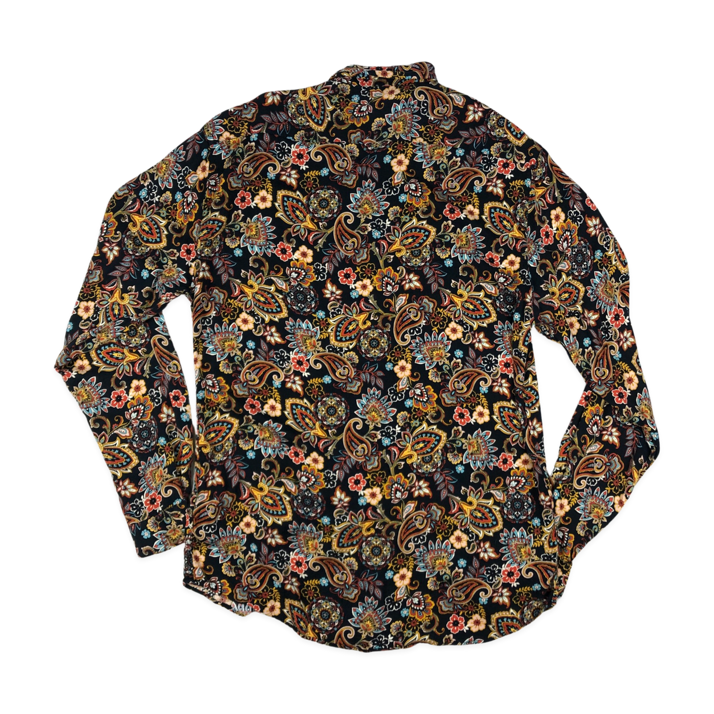 Vintage Multicolour Paisley Print Shirt M