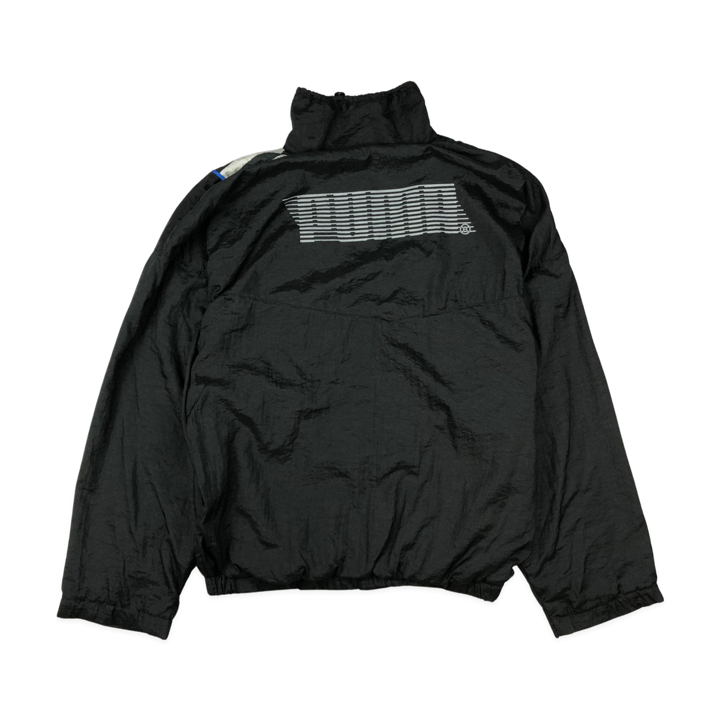 Vintage 80s 90s Puma International Black and White Shell Coat M-XL