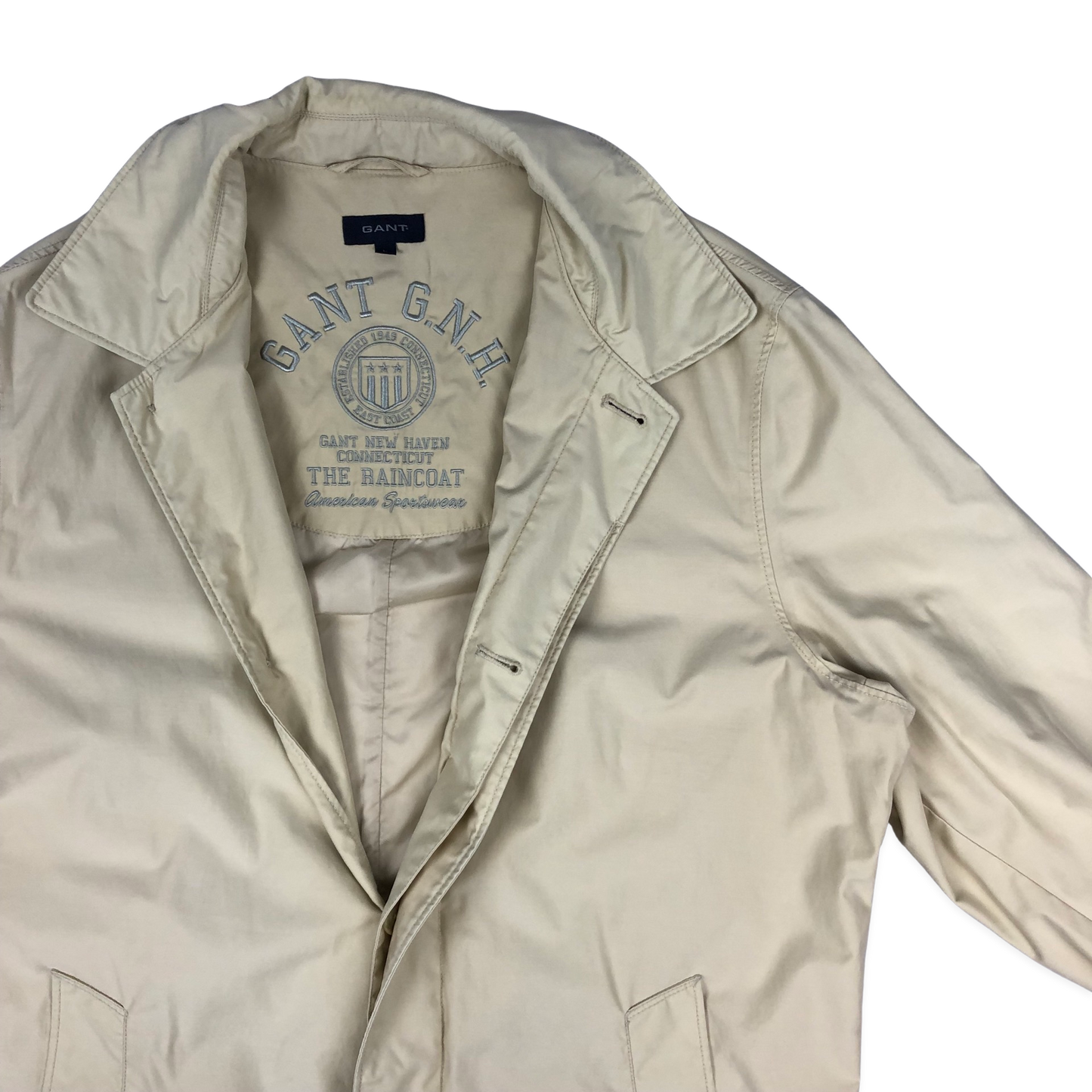 Preloved GANT Beige Nylon Trenchcoat L-XL