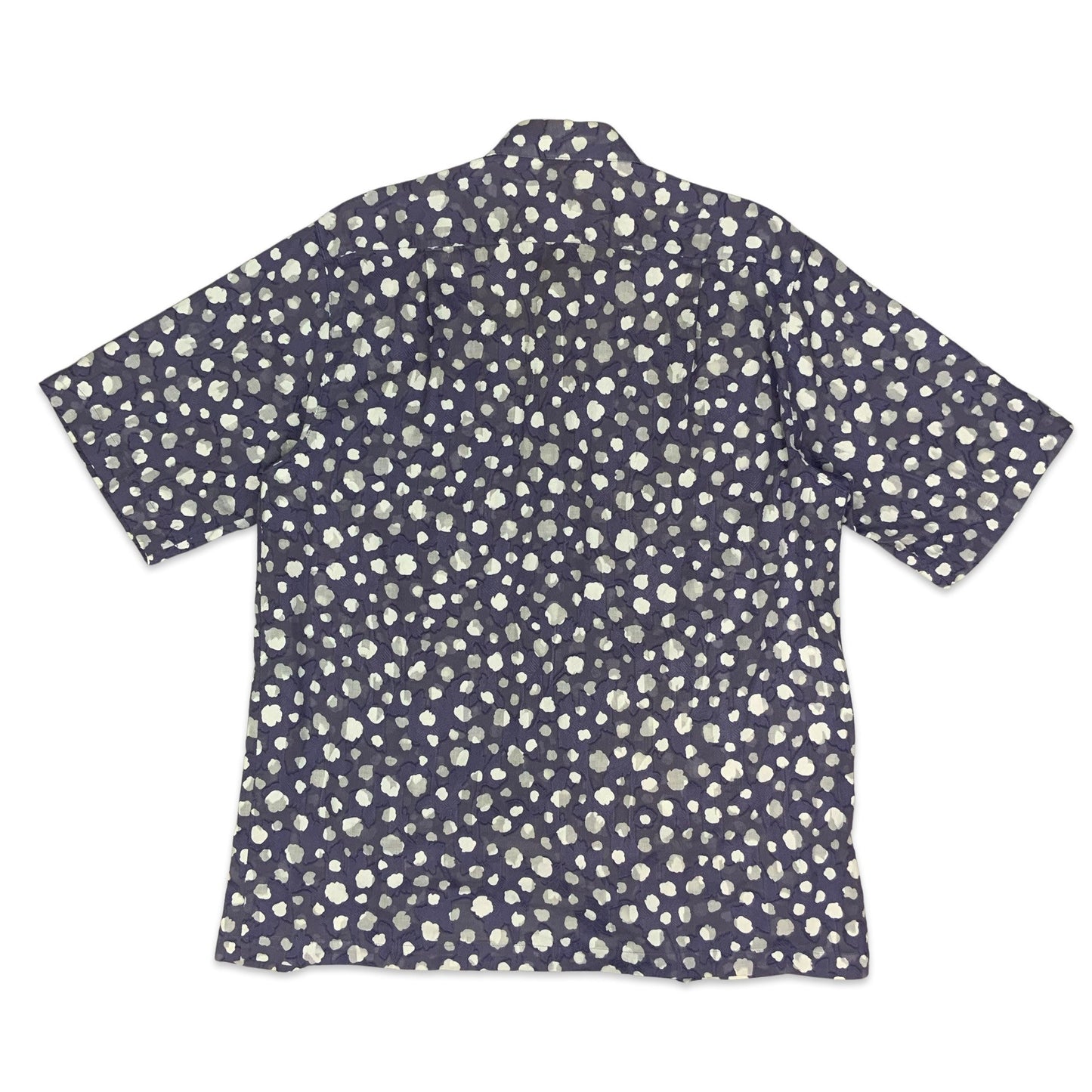 90s Y2K Lilac & White Shirt M L