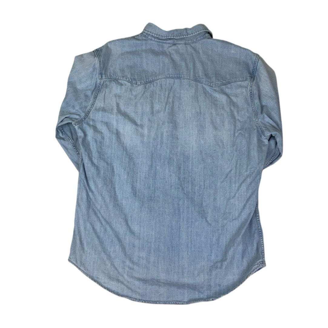Vintage 90s Levi’s Embroidered Denim Shirt M L