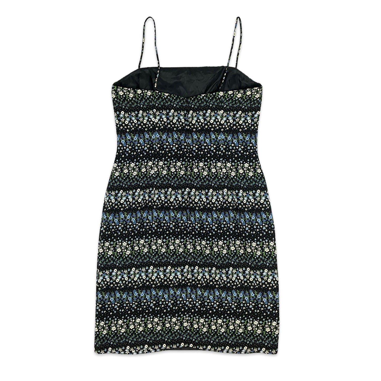 90s Floral Fitted Dress