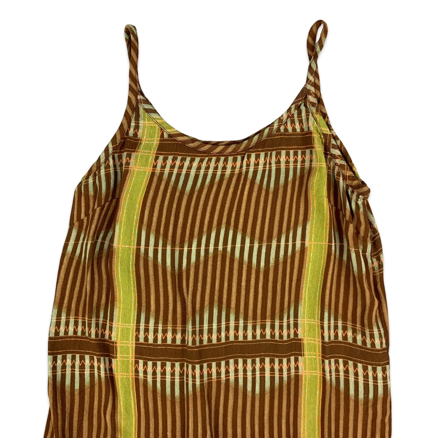 Vintage Brown & Green Cami Top 6 8