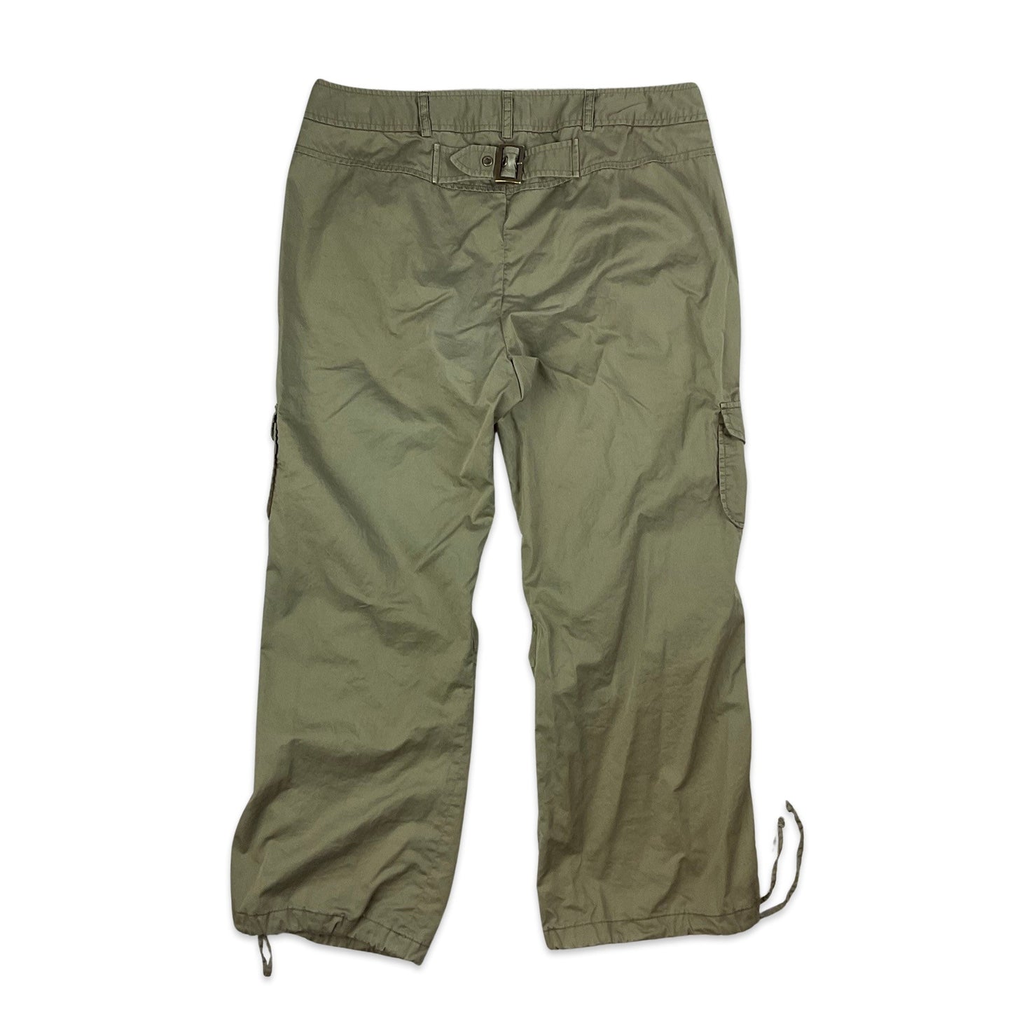 Y2K Khaki Petite Cargo Trousers 14
