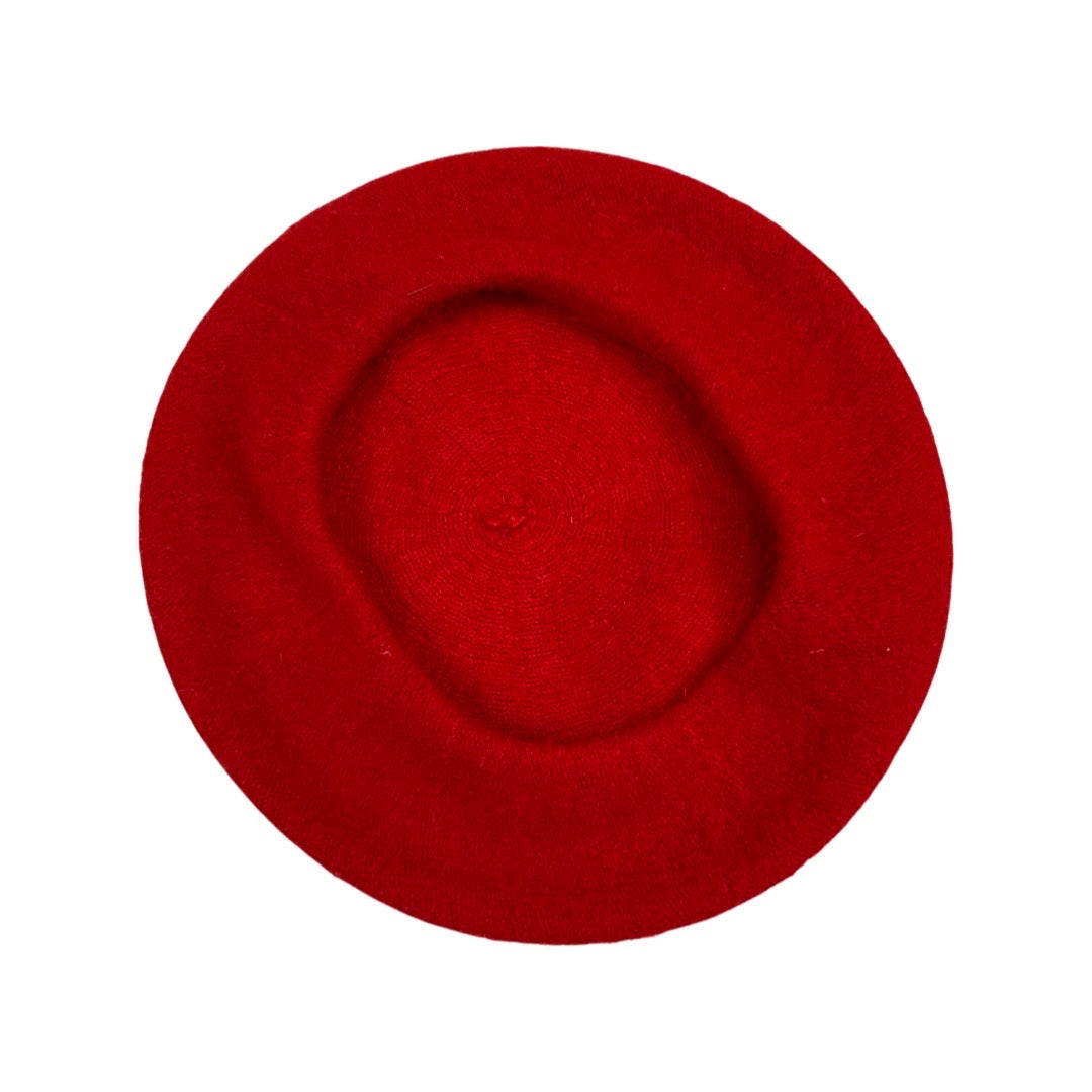 Vintage Red Diamanté Beret