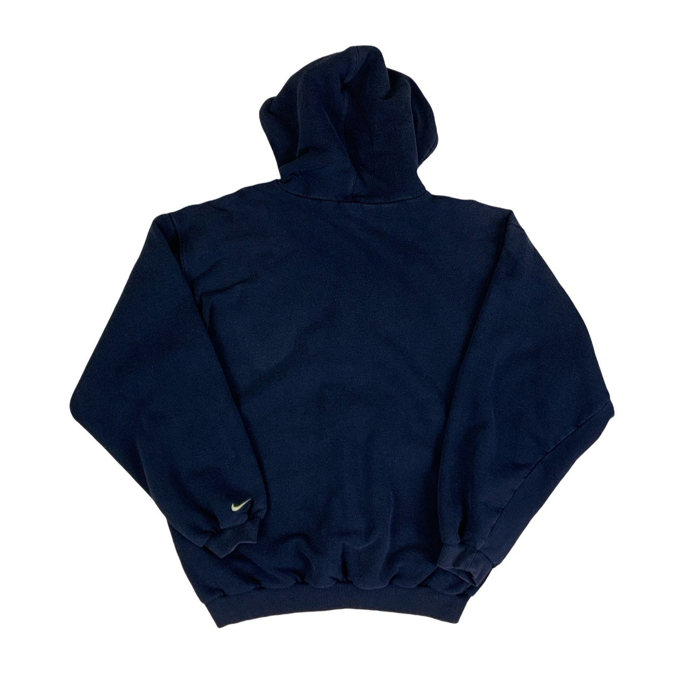 Vintage 90s Nike Spell Out Blue Hoodie L XL