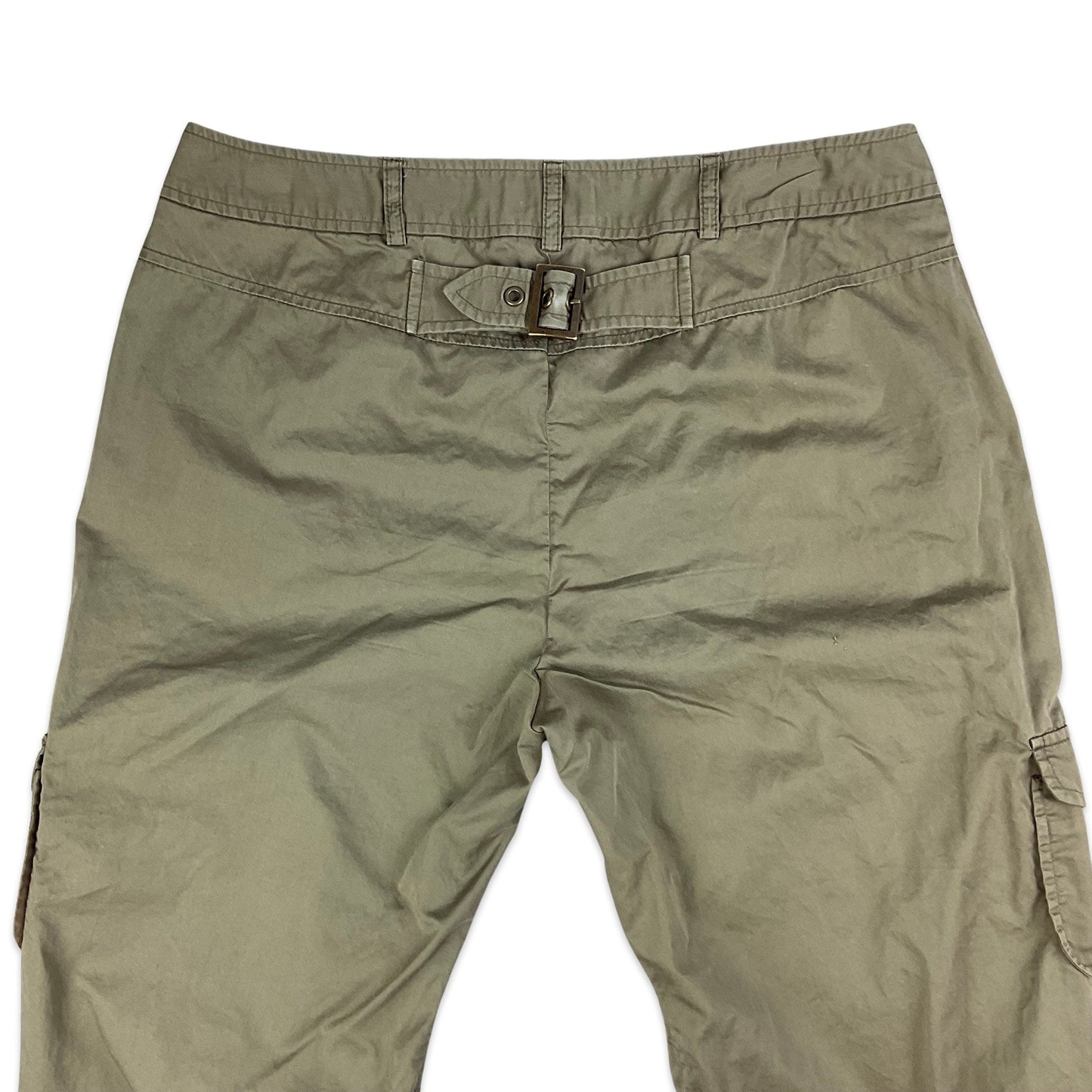 Y2K Khaki Petite Cargo Trousers 14
