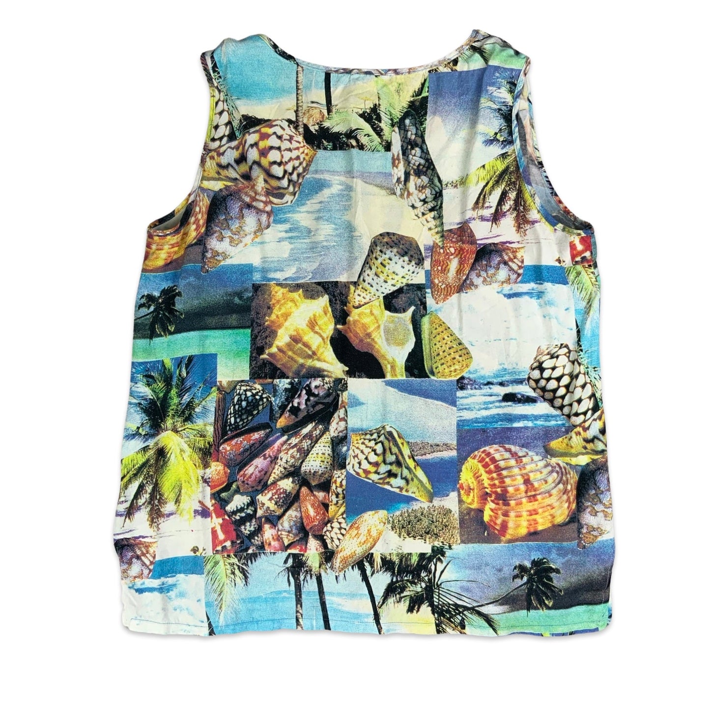 Vintage Beach Print Top 10 12 14