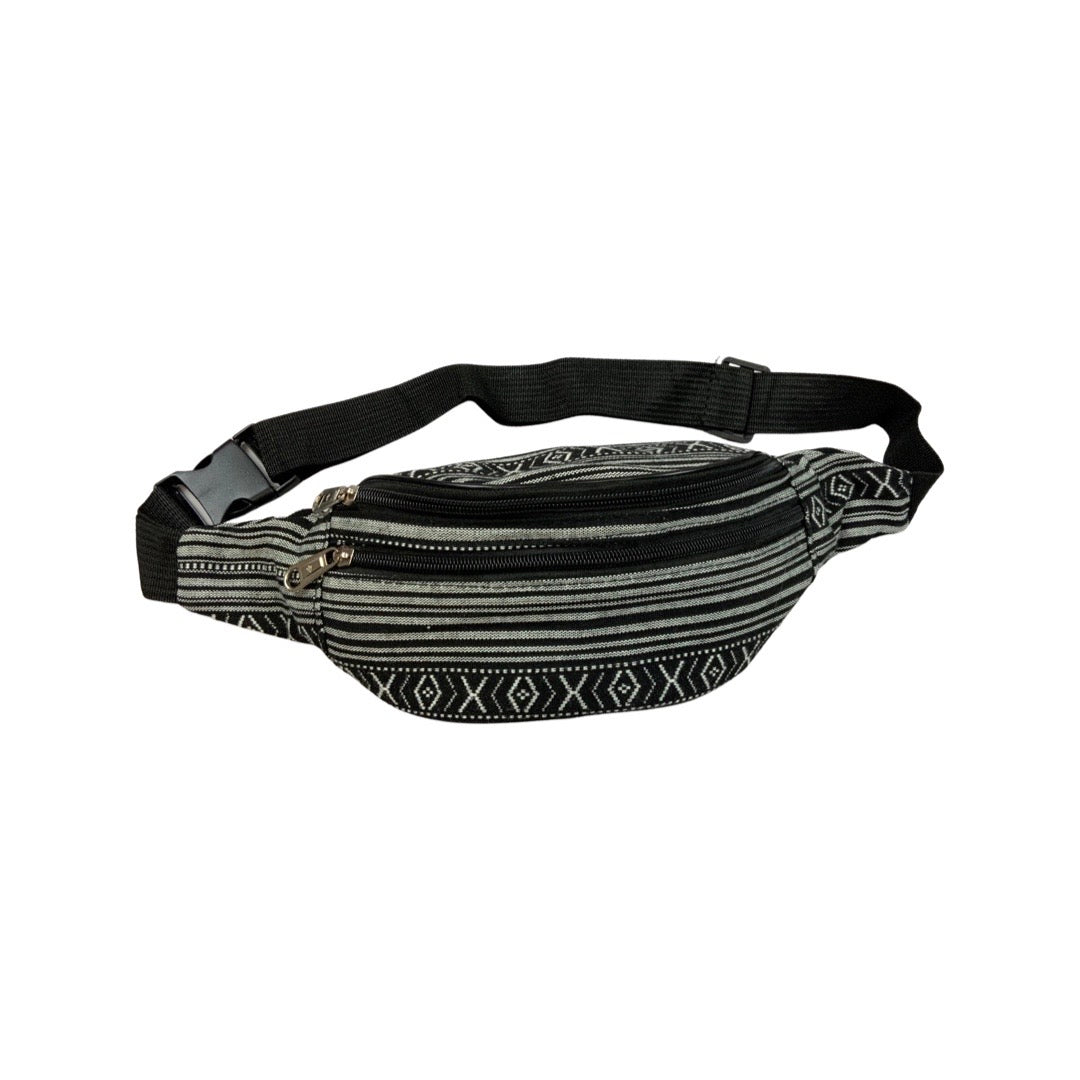Vintage Multicolour Woven Bum Bag