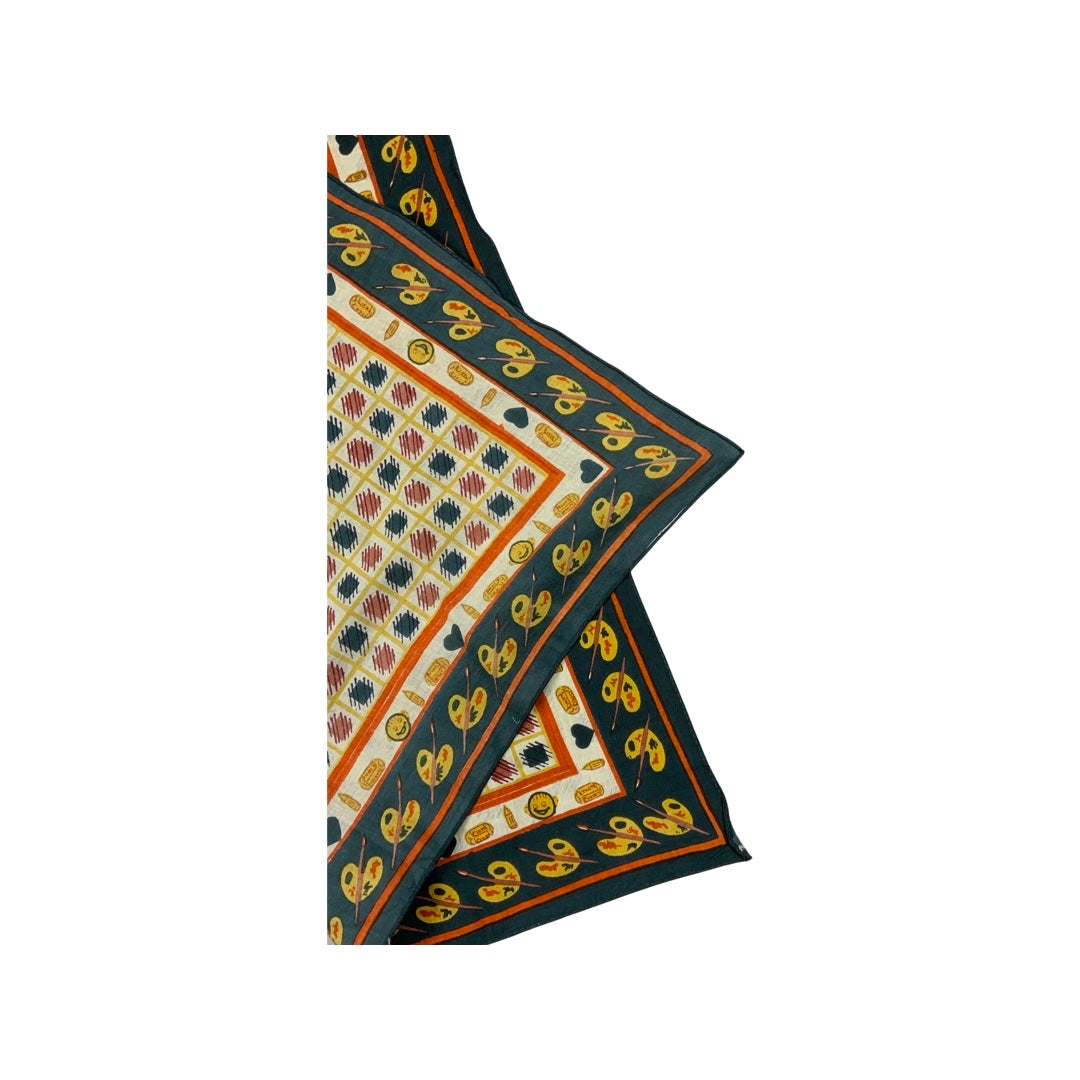 Vintage Art Themed Pattern Bandana