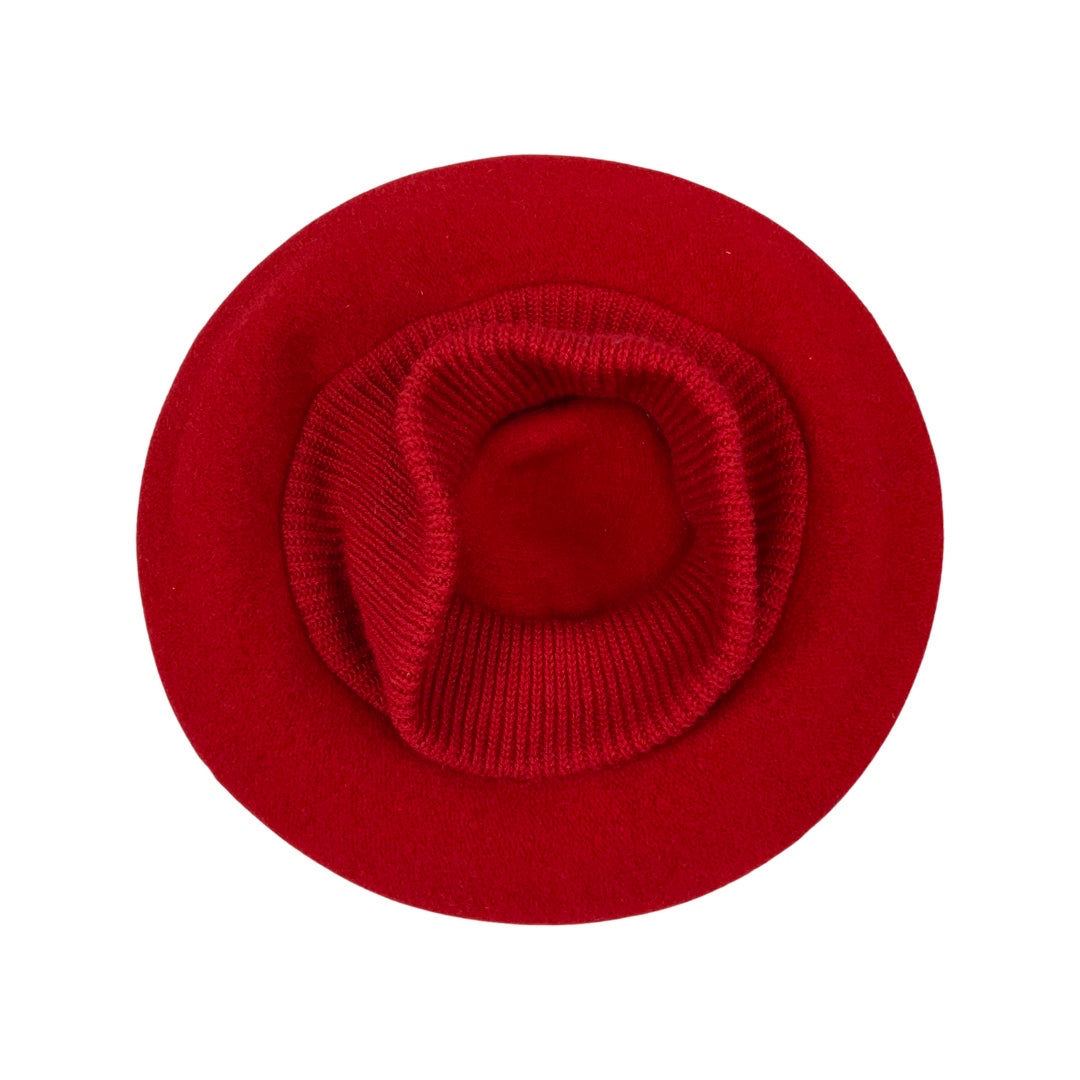 Vintage Beret Red 80s