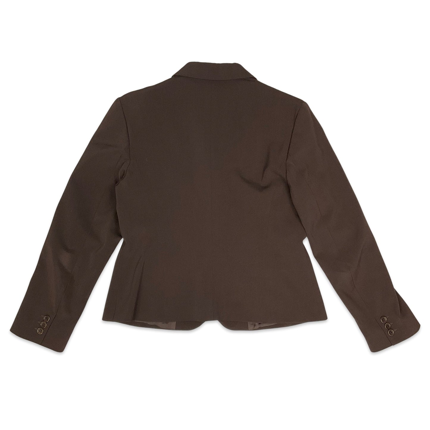 Vintage Brown Fitted Blazer 14
