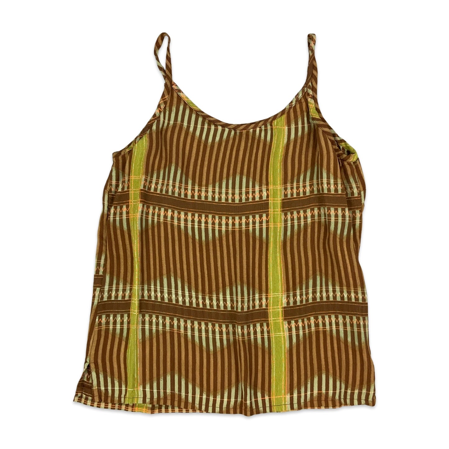 Vintage Brown & Green Cami Top 6 8
