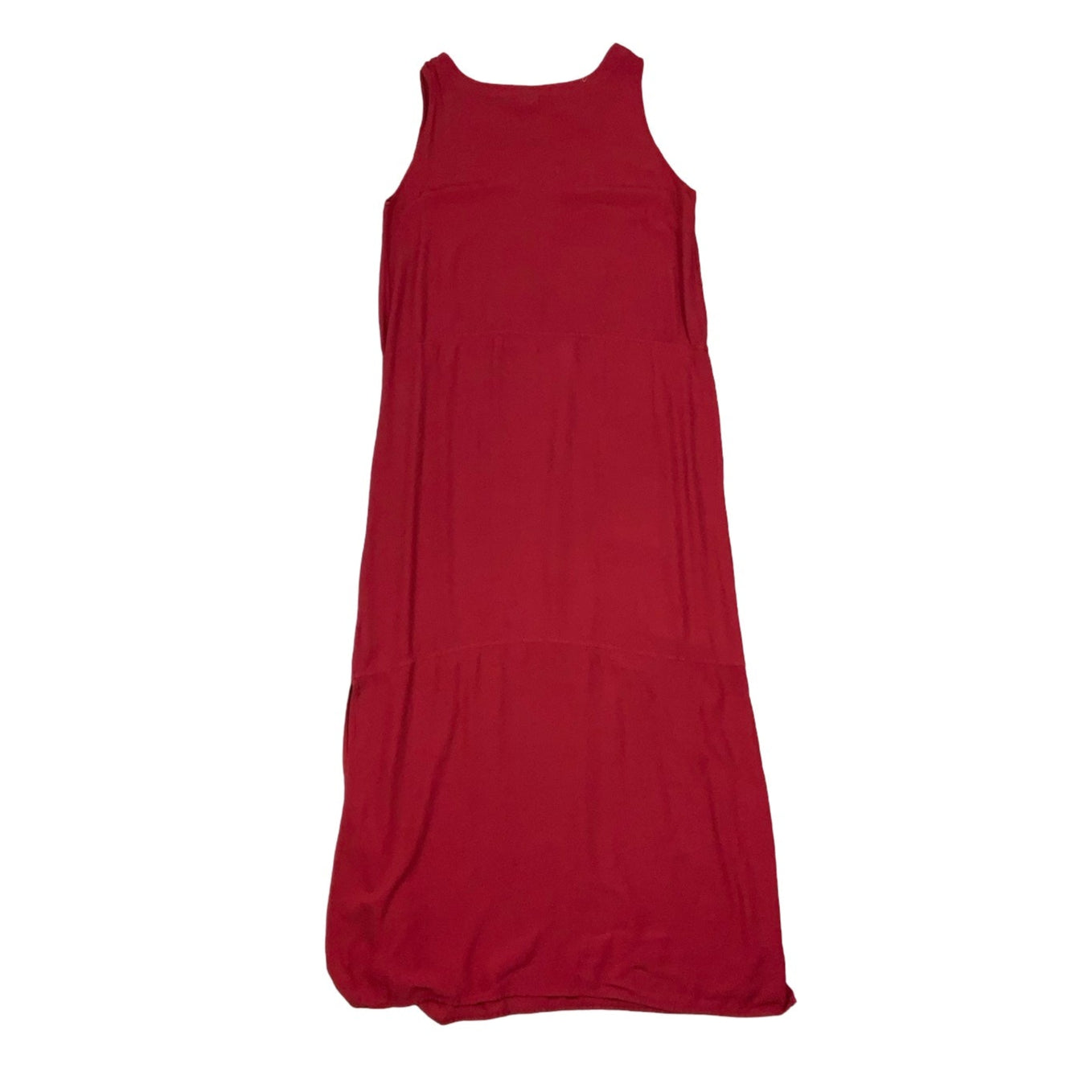 Vintage ‘UNO’ 90s Red Sleeveless Maxi Summer Dress 14 16 18