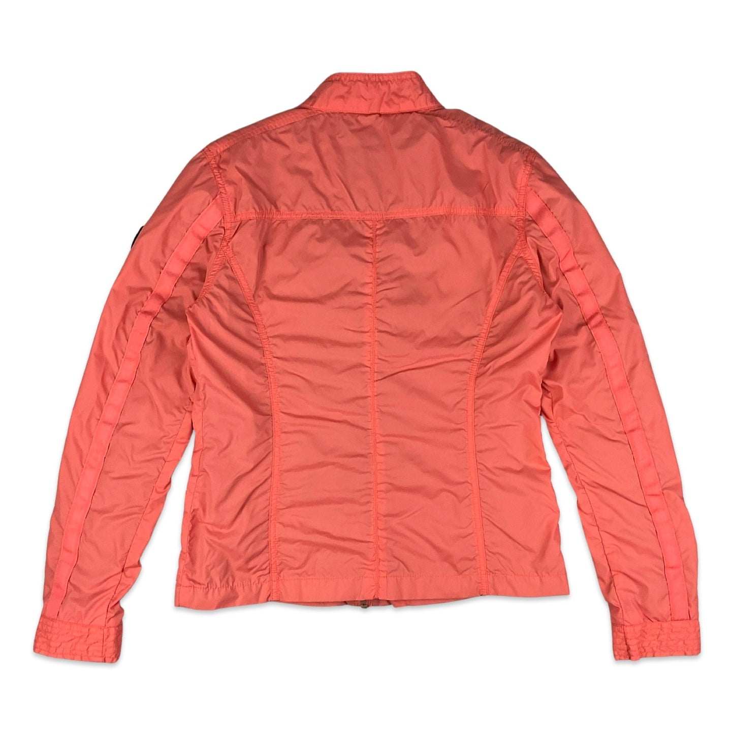 Vintage Tommy Hilfiger Peach Orange Bomber Jacket 10 12
