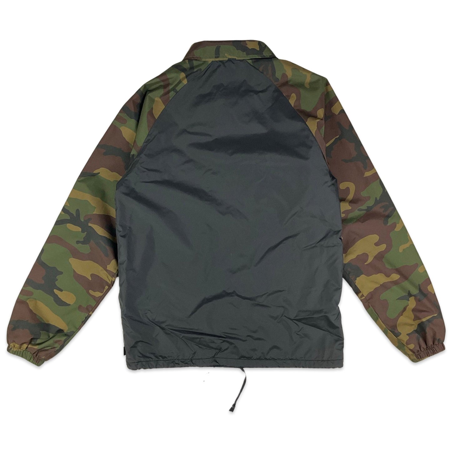 Vintage Vans Black & Camo Print Windbreaker Jacket XS S
