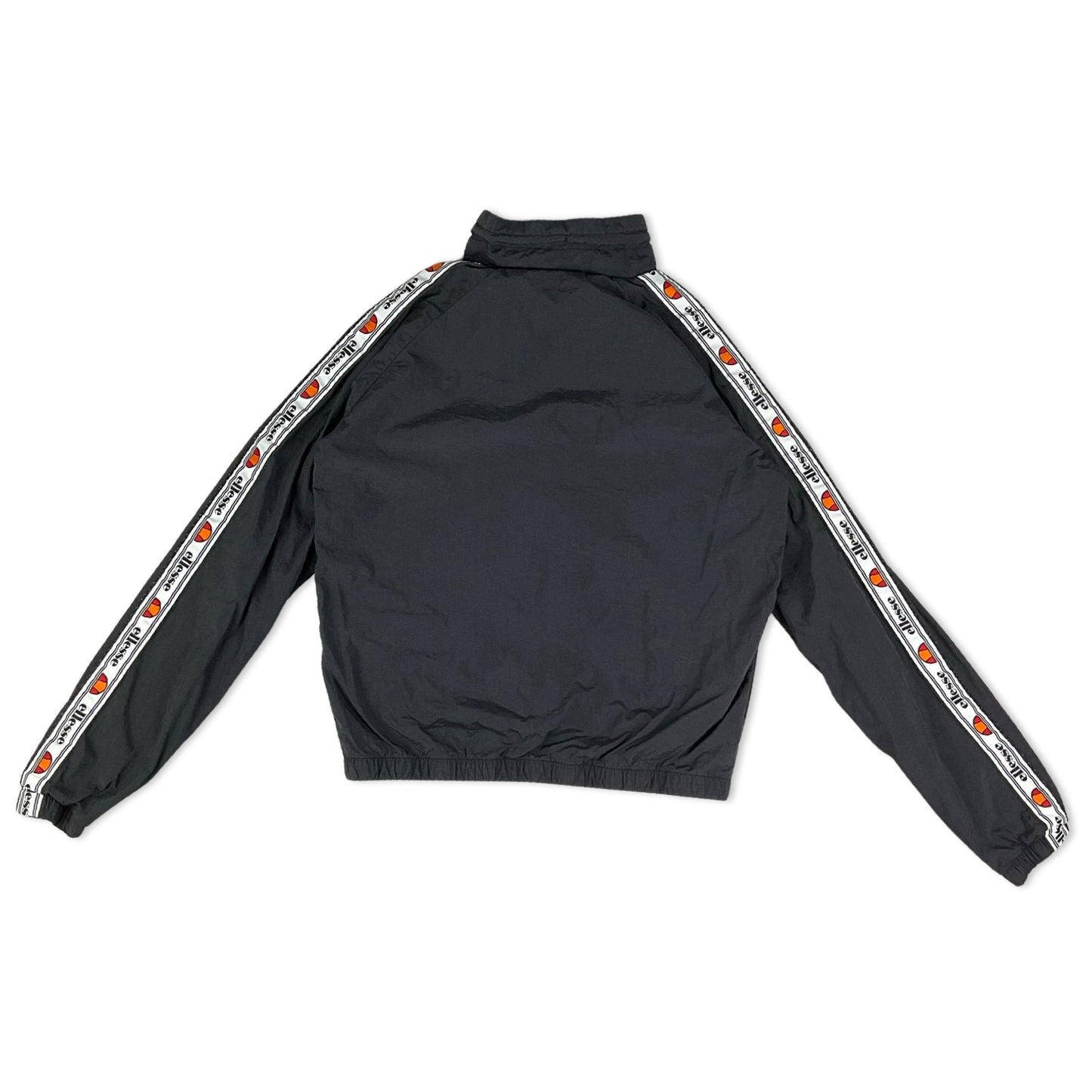 Vintage Ellesse Black Silver & Baby Pink Windbreaker 8 10