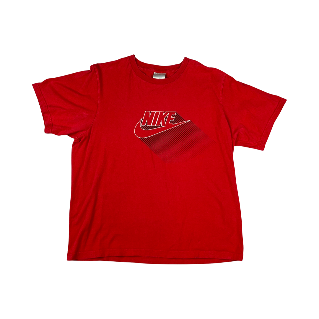 Vintage Y2K Nike T-Shirt Red L