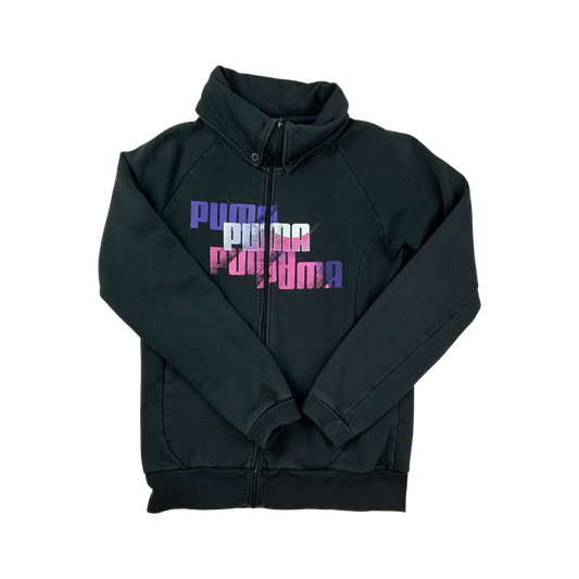 Vintage Y2K Puma Track Jacket Black S