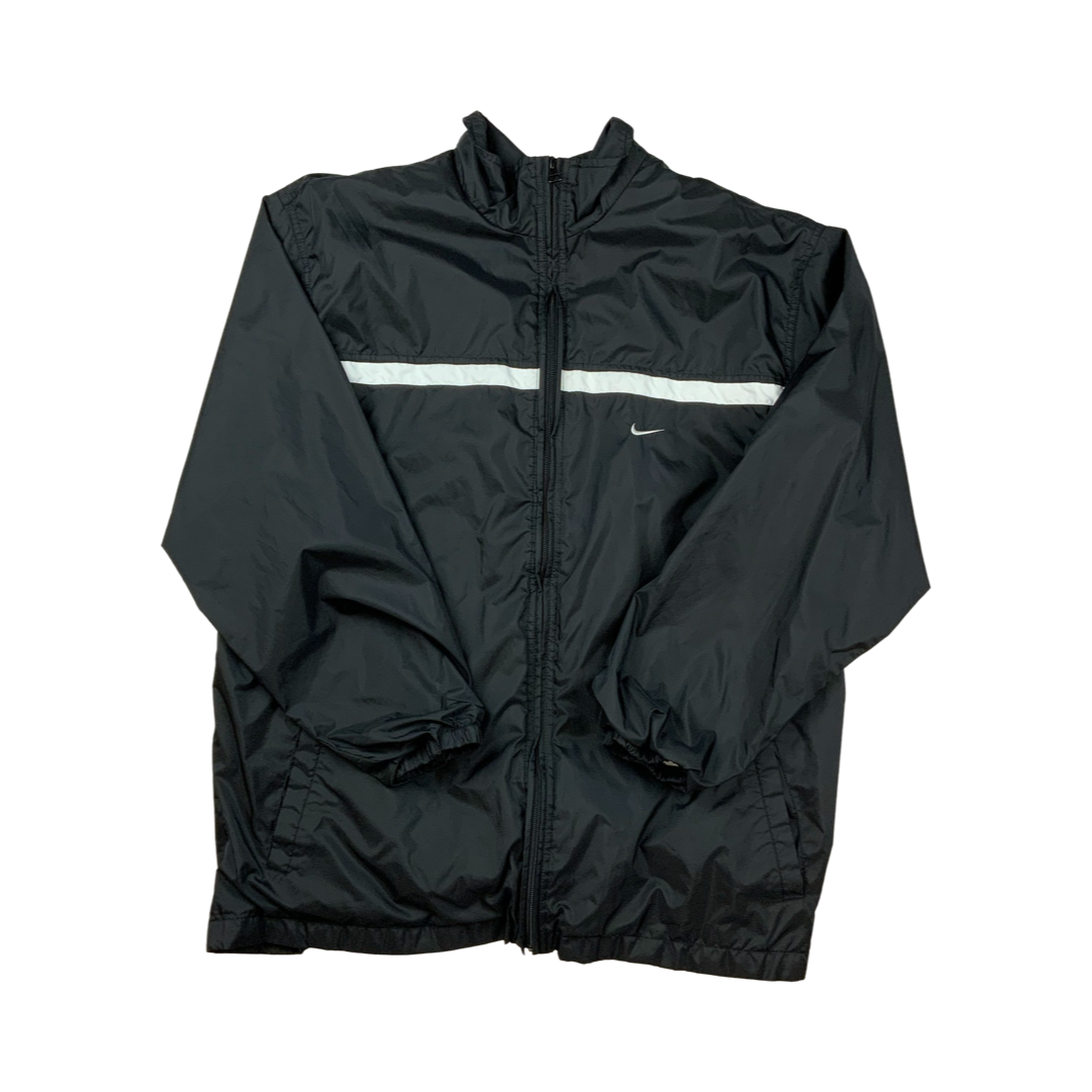 Vintage 90s Nike Shell Jacket Black XXL