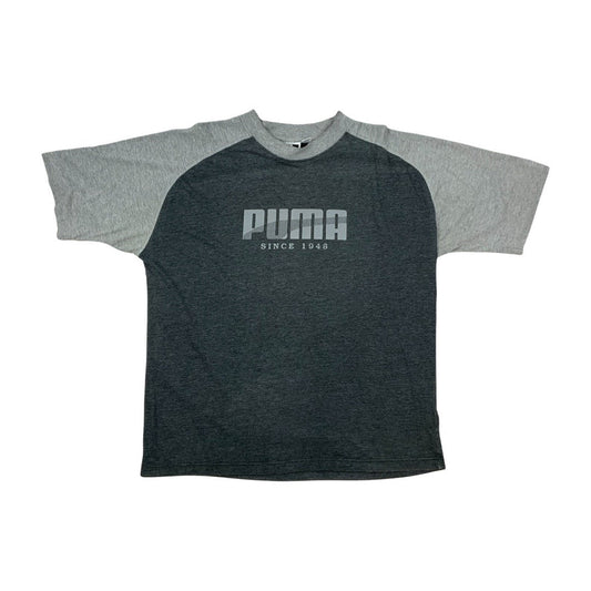 Vintage Y2K Puma T-Shirt Dark Grey XL