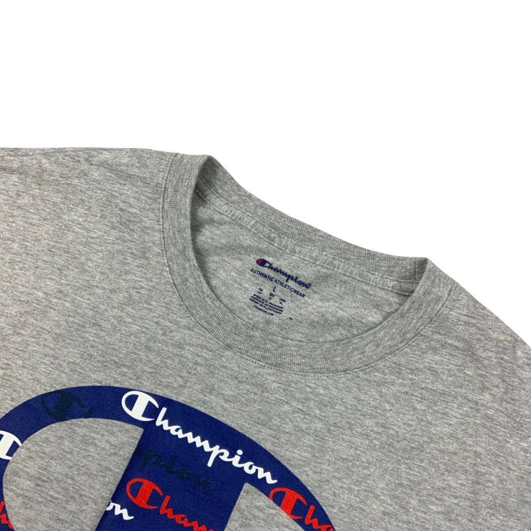 Vintage Y2K Champion T-Shirt Grey M