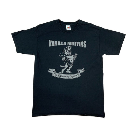 Vintage Y2K Vanilla Muffins T-Shirt Black M