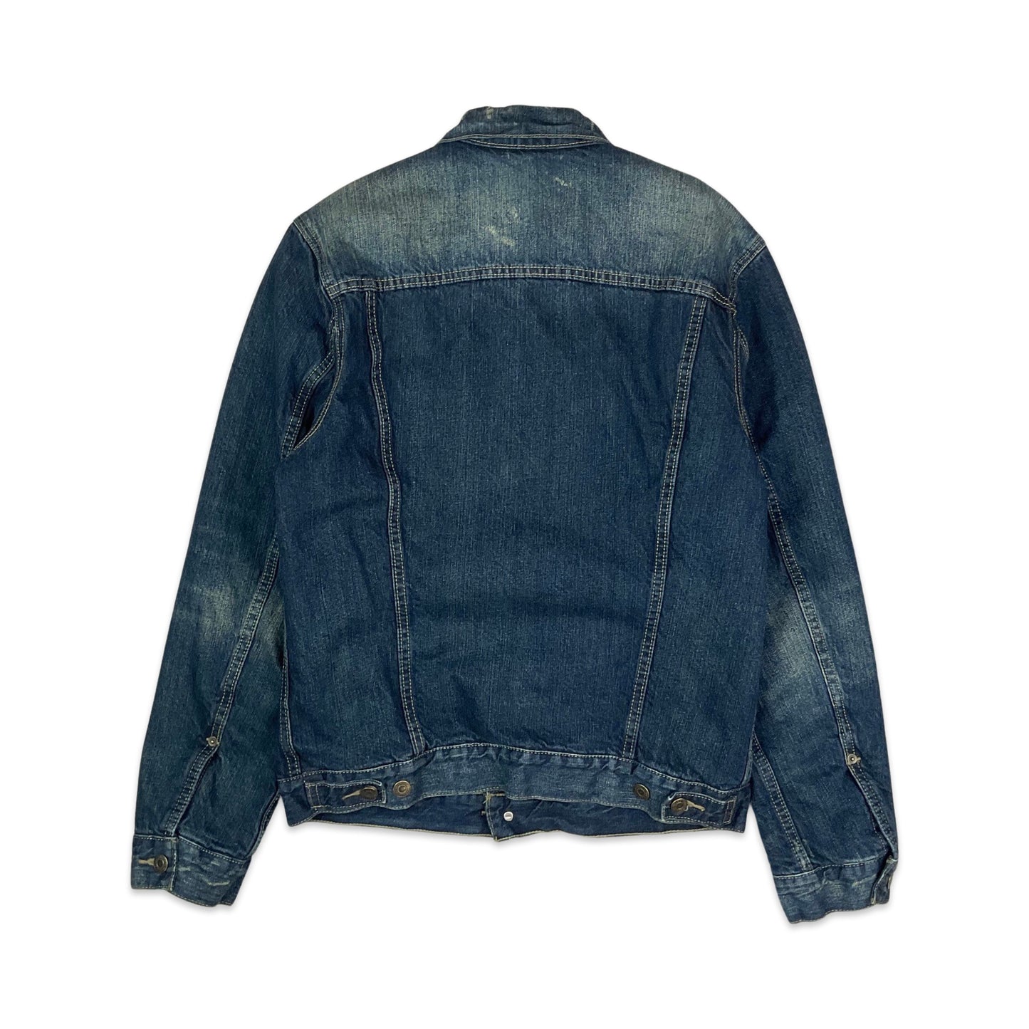 Levi's Blue Quilted Denim Trucker Jacket XS S