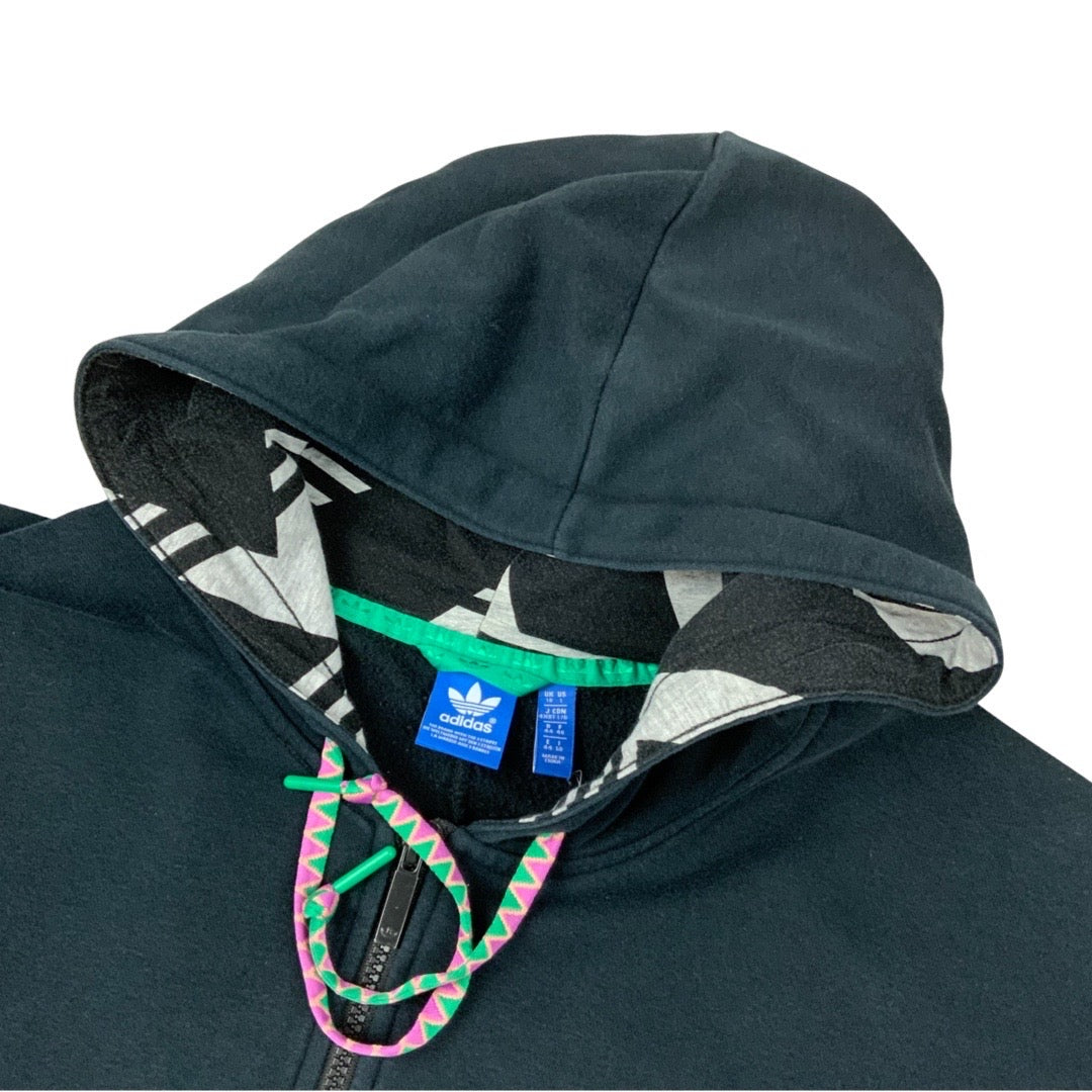Vintage Y2K Adidas Zip-Up Hoodie L